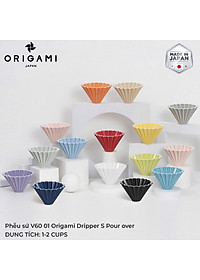 Phễu sứ V60 02 Origami Dripper M Pour over