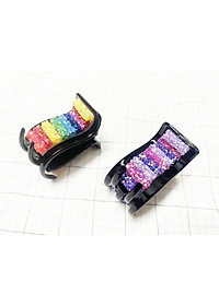 Kẹp tóc cầu vòng loại ngắn 5 răng đẹp và chắc chắn