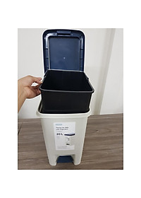 (New) Thùng rác đạp chữ nhật 20l - Kèm lõi - Chính hãng INOCHII tiêu tiêu chuẩn nhật bản