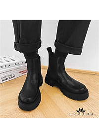 The Classic Chunky Chelsea Boots LeMans CHK02 Giày da bò Chelsea Boots đế Chunky, đế chunky, bảo hành 24 tháng