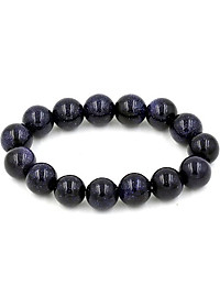 Vòng tay chuỗi hạt đá lam sa 12 ly 15 hạt