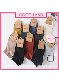 Set 10 Đôi Tất Cổ Ngắn Unisex Đa Sắc Chống Hôi Chân BT11 giá rẻ tốt