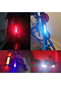 Đèn Hậu Phía Sau Cảnh báo an toàn Đuôi Xe Đạp DC918 Sạc USB Có Thể Sạc Lại MaiLee