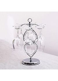 Giá Treo Ly Uống Rượu Vang Cao Cấp Inox 304 Bền Đẹp Để Bàn Trong Gia Đình Mã KT05