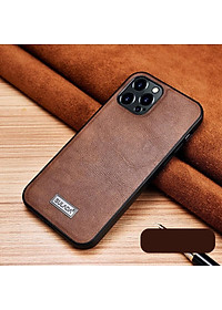 Ốp Lưng Sulada Da cho Iphone 13,13 pro,13 Pro Max...12 pro max..11 ..X XS MAX Mặt sau cứng chống sốc - Hàng chính hãng