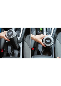 Thùng rác xe ô tô xe hơi nắp rời hình ly cốc, thùng rác mini để bàn làm việc