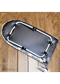 Bàn Để Ủi Quần Áo Kiểu Ngồi Lót Gỗ, 30x60cm, 4 Chân Gấp Gọn  (Họa Tiết Ngẫu Nhiên)