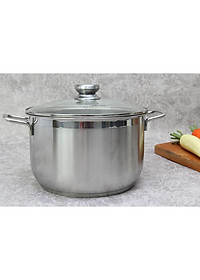 Bộ xửng hấp 3 đáy inox 430 FiveStar Standard  nắp kính size 26cm tặng 5 muỗng ăn