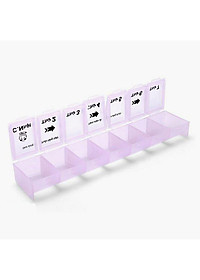 Combo 3 hộp chia thuốc 7 ngày cao cấp tiện dụng (cỡ lớn)