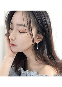 Bông tai đá bất đối xứng