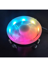 Quạt tản nhiệt CPU Led rainbow 11X for Intell lõi đồng nguyên chất cho máy tính hàng nhập khẩu