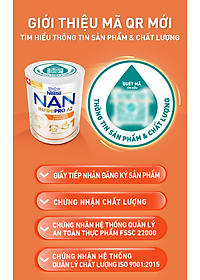Sữa bột Nestlé NAN INFINIPRO A2 1 với công thức đầu tiên chứa đạm A2, 6HMO & Lợi khuẩn kép nhập khẩu Thụy Sĩ - Hộp 800g cho bé 0 - 12 tháng