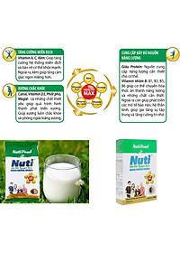 Combo 3 Túi Sữa Bột Nguyên Kem Nutifood 400g – Dinh Dưỡng Giúp Gia Đình Khỏe Mạnh – Hàng Chính Hãng, Date Mới Nhất