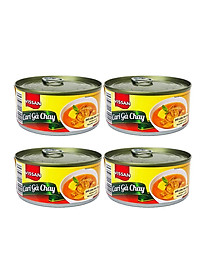 Combo 4 Ca Ri Ga Chay Vissan Hộp 170g Tiki Combo 4 Ca Ri Ga Chay Vissan Hộp 170g Tiki