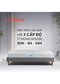 Nệm cao su thiên nhiên Kymdan Deluxe 160 x 200 x 10cm SFM