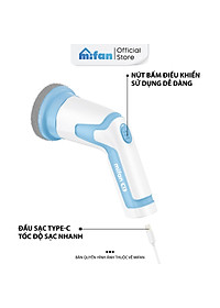 Máy Cọ Rửa Điện Cầm Tay Đa Năng Mifan K3 25W - Kèm 4 Đầu Chổi, Pin Sạc 2000mAh, Chống Nước IPX7, Tốc Độ 500rpm, Bảo Hành 12 Tháng