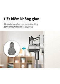 Máy hút bụi không dây Lock&lock ENV356GRY đa năng cầm tay 3 trong 1 (lau sàn, hút bụi, hút bụi giường nệm), động cơ BLDC (350W) - Hàng chính hãng