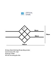 Kệ Rượu Treo Tường Giấu Chân Đơn Giản SIB DECOR