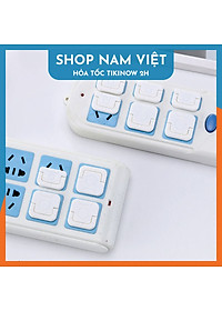 Set 10 Bịt Ổ Điện Chống Giật, Miếng Chặn Ổ Điện Chống Cháy Bảo Vệ An Toàn Cho Bé - Chính Hãng NAVIVU