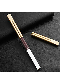 Tẩu Kim Loại  ZB362 Thiết Kế Nhỏ Gọn Đẹp Độc Lạ Màu Vàng Sang Trọng Cao Cấp