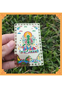 Thẻ phù Tara Sanh bằng đồng