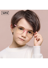 Mắt Kính Trẻ Em SiPU Chính Hãng MK14 Chống UV400 + Chống Ánh Sáng Xanh + Chống gãy - Bé Trai Bé Gái