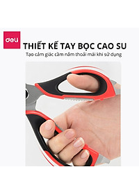 Kéo nhà bếp DELI 22.5cm - Màu đỏ 77770