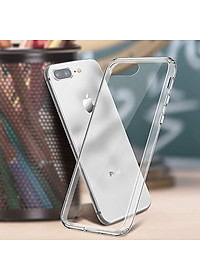 Ốp lưng trong suốt kính cường lực  Cao Cấp cho Iphone 7 Plus / Iphone 8 Plus - Hàng chính hãng