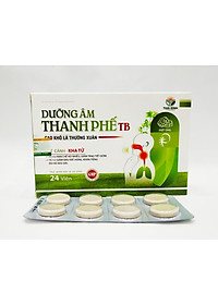 VIÊN NGẬM THẢO DƯỢC DƯỠNG ÂM THANH PHẾ - GIÚP HẠN CHẾ HO NHIỀU, GIẢM ĐAU RÁT HỌNG, KHẢN TIẾNG MẤT TIẾNG - HỘP 24 VIÊN