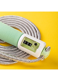 Dây nhảy thể dục sợi đan đếm số tự động Agnite - Chất lượng chuyên nghiệp siêu bền - Màu Hồng/ Xanh dương/ Xanh lá - F4111