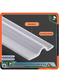 Ron Chặn Khe Cửa HT SYS - Chất Liệu PU Và PE Cải Tiến, Dài 2 Mét - Ron Dán Khe Cửa, Chân Cửa, Khung Cửa - Ngăn Gió Lùa, Cách Âm, Chống Bụi, Ngăn Côn Trùng, Chống Thoát Khí Điều Hòa, Chống Va Đập Cửa - Hàng Chính Hãng