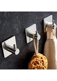 Combo 4 móc dán tường inox 304 HOBBY Home Decor TV160-4 có keo dán