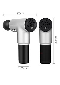 Máy Massage 4 Đầu 6 Chế Độ Fascial, Súng Massage Giảm Căng Cơ, Trị Nhức Mỏi Vai Gáy Hiệu Quả - HÀNG CHÍNH HÃNG MINIIN