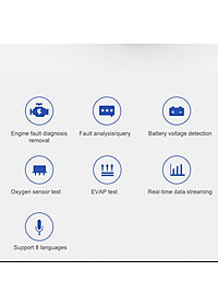 Thiết bị chẩn đoán lỗi đa năng OBD II được nâng cấp cho động cơ ô tô