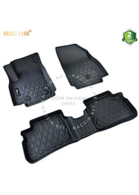 Thảm lót sàn xe ô tô VinFast Fadil Nhãn hiệu Macsim chất liệu nhựa TPE cao cấp màu đen