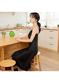 Xả kho Đầm Ngủ 2 Dây Dáng Dài Phi Bóng Quyến Rủ Váy Ngủ Dáng Dài