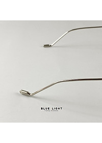 Gọng Kính Cận, Kính Giả Cận Chống Ánh Sáng Xanh Dáng Vuông To Càng Kim Loại Hàn Quốc - BLUE LIGHT