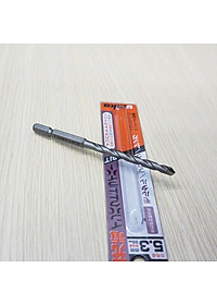 Combo Vít bê tông 6mm đầu bằng F645 & Mũi khoan tường 5.3mm đuôi lục giác Unika (không cần tắc kê nhựa)