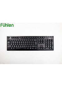 Bàn phím không dây Gaming/ Văn phòng Fuhlen L411w- Tuổi thọ 20 triệu lần nhấn, BH 2 năm,Tặng kèm pin- Hàng chính hãng