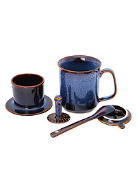 Bộ Cà Phê Men Xanh Sóng Biển S2 Đông Gia 