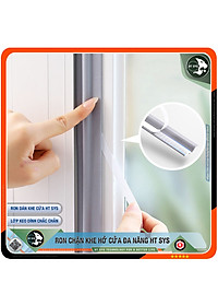 Ron Chặn Khe Cửa HT SYS - Chất Liệu PU Và PE Cải Tiến, Dài 2 Mét - Ron Dán Khe Cửa, Chân Cửa, Khung Cửa - Ngăn Gió Lùa, Cách Âm, Chống Bụi, Ngăn Côn Trùng, Chống Thoát Khí Điều Hòa, Chống Va Đập Cửa - Hàng Chính Hãng