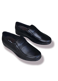 Giày nam mũi tròn bigsize da bò cao cấp Trường Hải đế cao su may chắc chắn không trơn