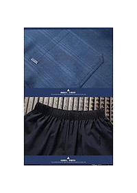 Bộ đũi nam trung niên, bộ quần áo trung niên nam cho bố