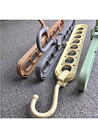 Móc Treo quần áo đa năng tiết kiệm diện tích, móc treo đa năng tiện lợi, móc 9 lỗ
