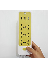 Ổ Điện Đa Năng Chống Giật 3 Cổng USB và 6 Ổ Cắm Thông Minh- Tiện Lợi-An Toàn- Hàng Loại 1-Chính Hãng MINIINN