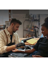 Máy Scan, In Hình Xăm Di Động A4 M08F AIMO - In giấy nhiệt - Kết nối Bluetooth in trực tiếp từ điện thoại, máy tính bảng, PC - Hàng chính hãng Aimo