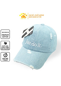 Mũ Lưỡi Trai Nón Lưỡi Trai Nón Kết Nam Nữ Jeans Just Do It Vải Denim