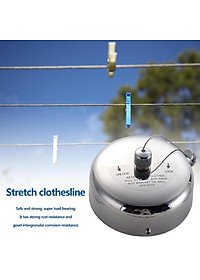Stainless Retractable Clothesline Indoor Outdoor Laundry Hanger Rack 3.8m