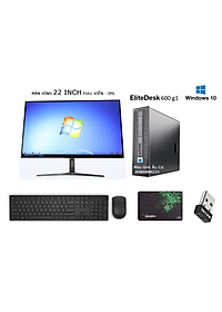 Bộ máy tính ĐỒNG BỘ ELITE để bàn ( Core i5 – 4570 / Ram 8Gb / SSD 128GB + HDD 500GB ) Màn hình 22 inch Không viền , IPS + Tặng bàn phím chuột + bàn…