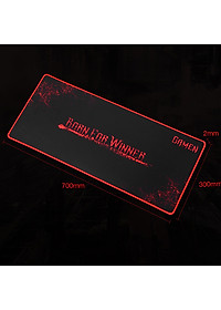 Tấm lót chuột Gamen GP-XL bàn di chuột kiểu dáng gaming kích thước lớn 70x30 cm - Hàng Chính Hãng